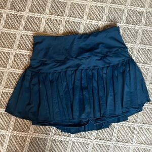 Goldhinge skirt, teal, small